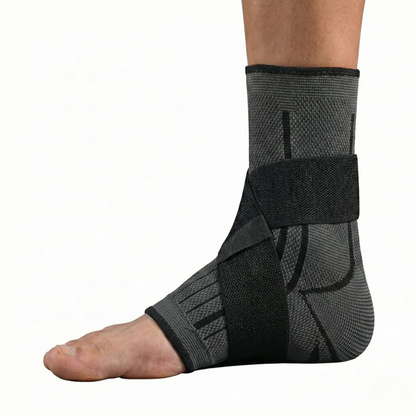 Compression cheville vue de côté