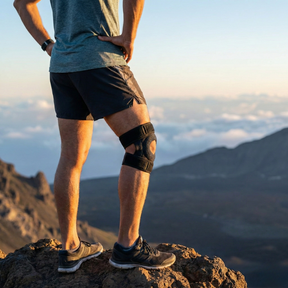 Genouillère ménisque pour l'effort physique