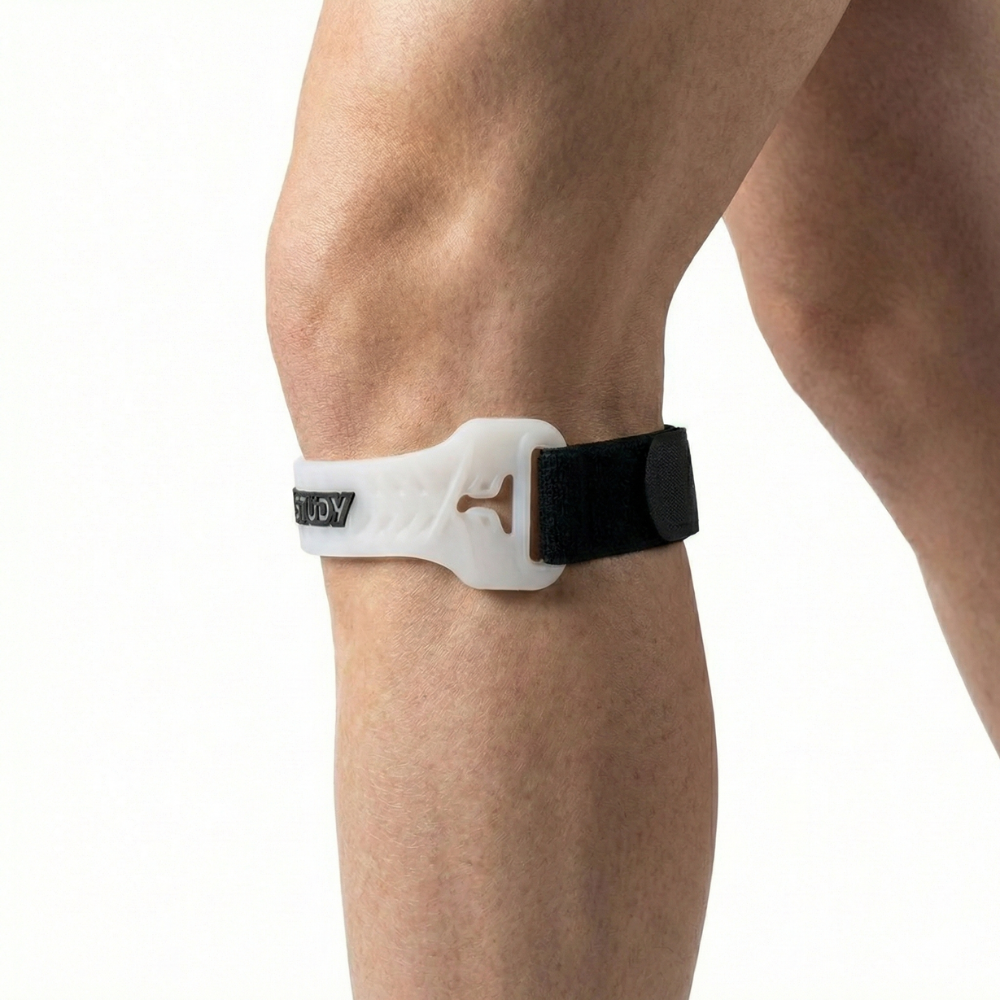 Genouillère rotule gros plan de côté