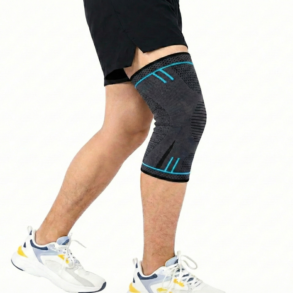 Genouillère de sport vue de côté