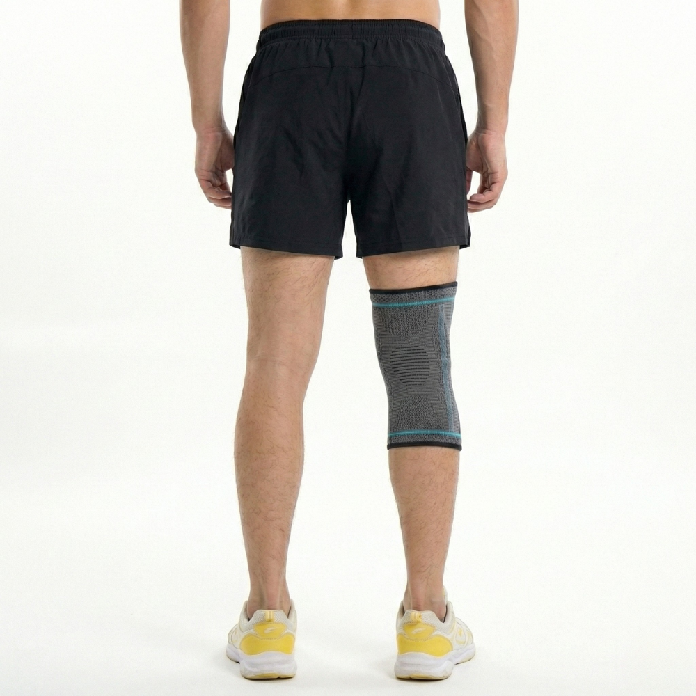 Genouillère de sport vue de derrière