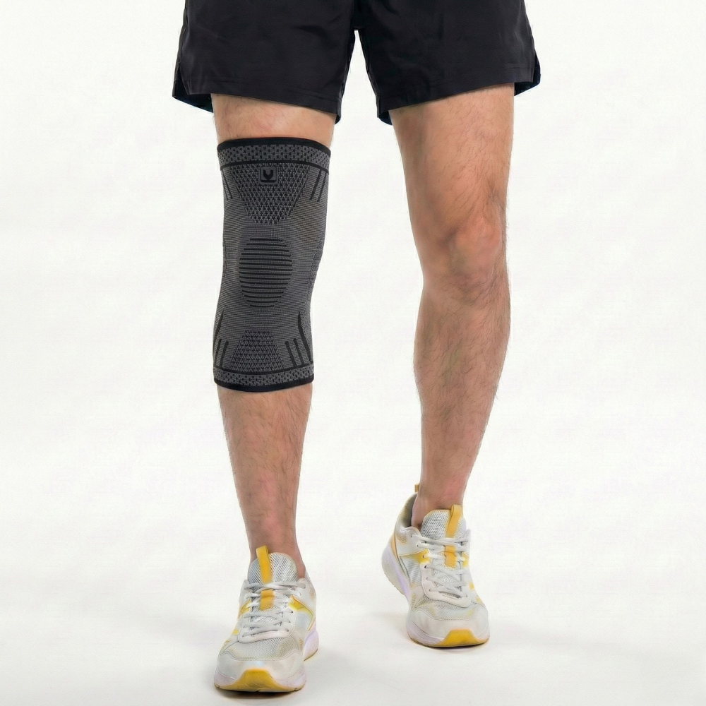 Genouillère de sport noire