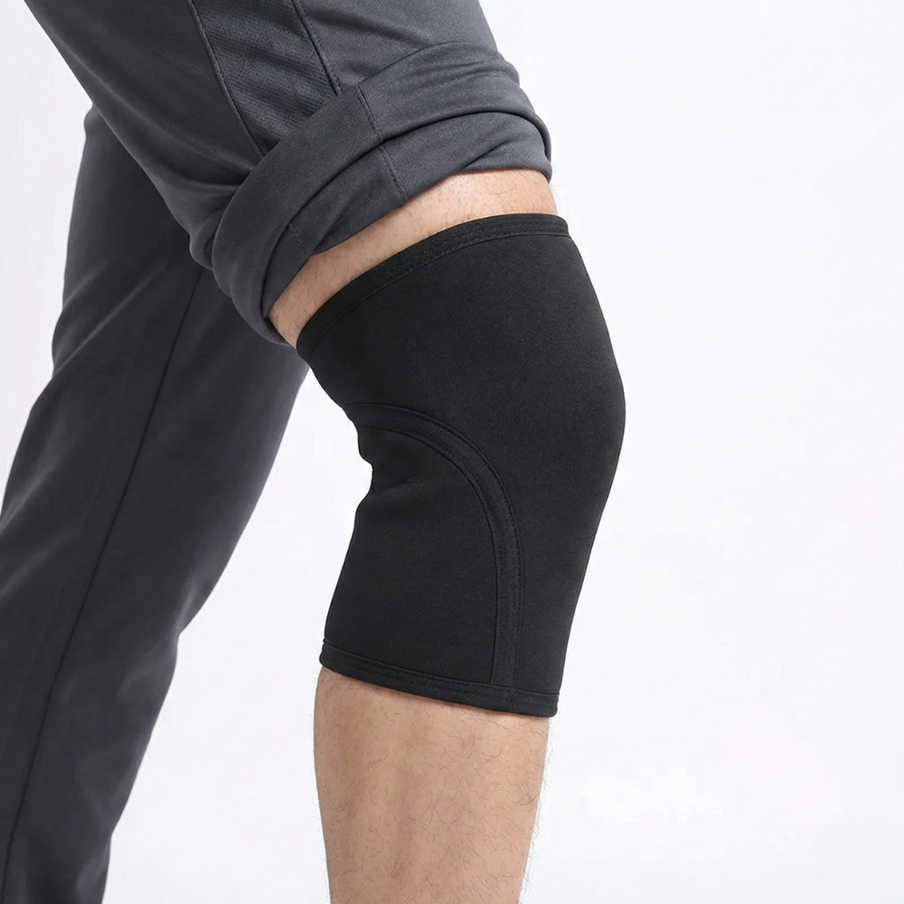 Genouillère haltérophilie vue de côté