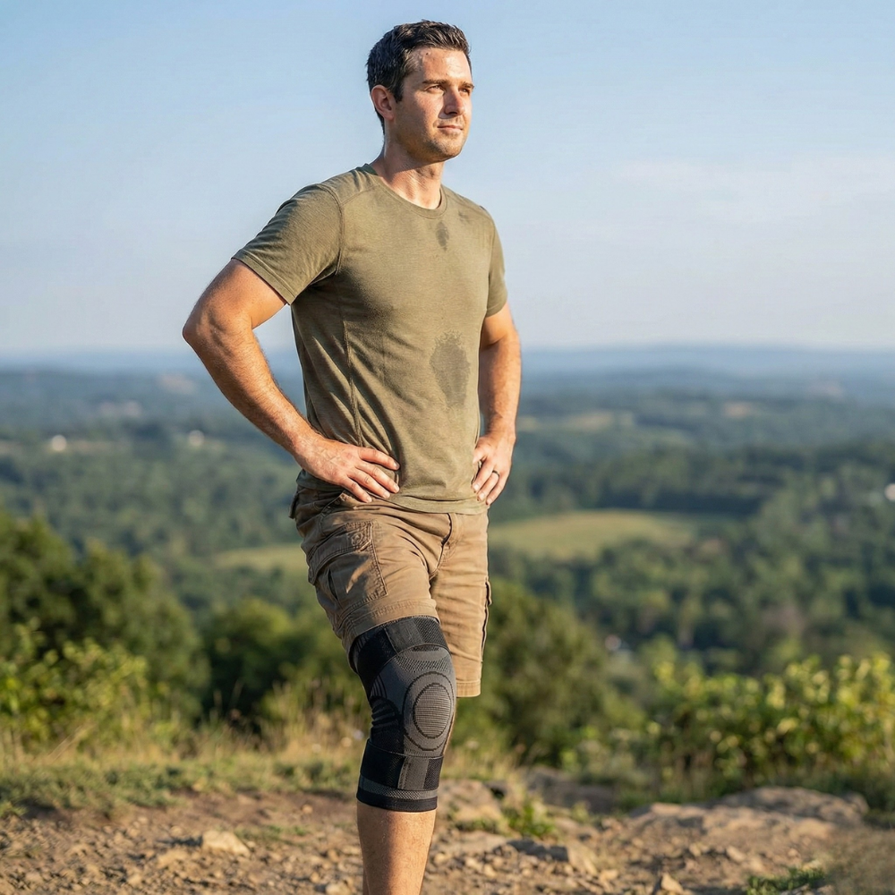 Genouillère ligamentaire après l'effort