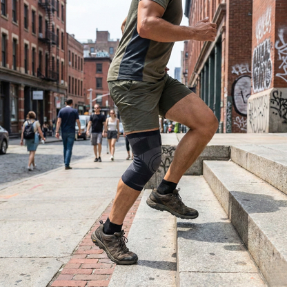 Genouillère ligamentaire monter d'escalier