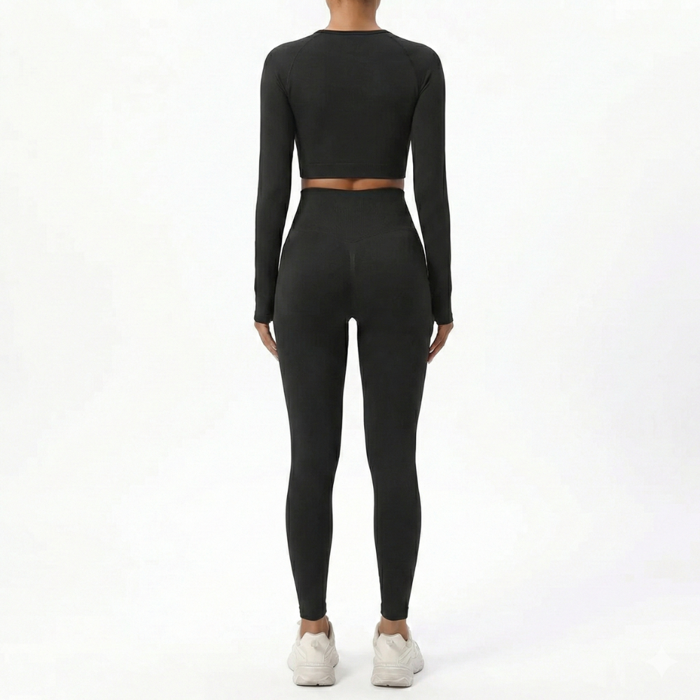 Legging compression femme vue de dos