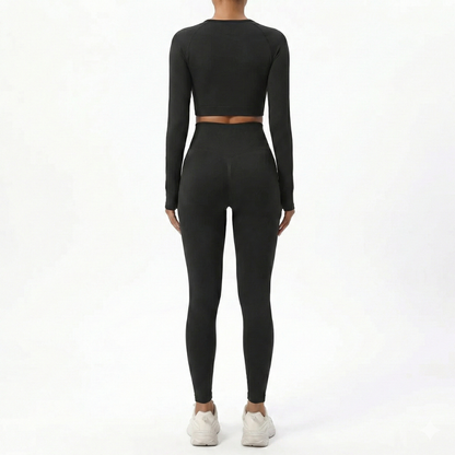 Legging compression femme vue de dos