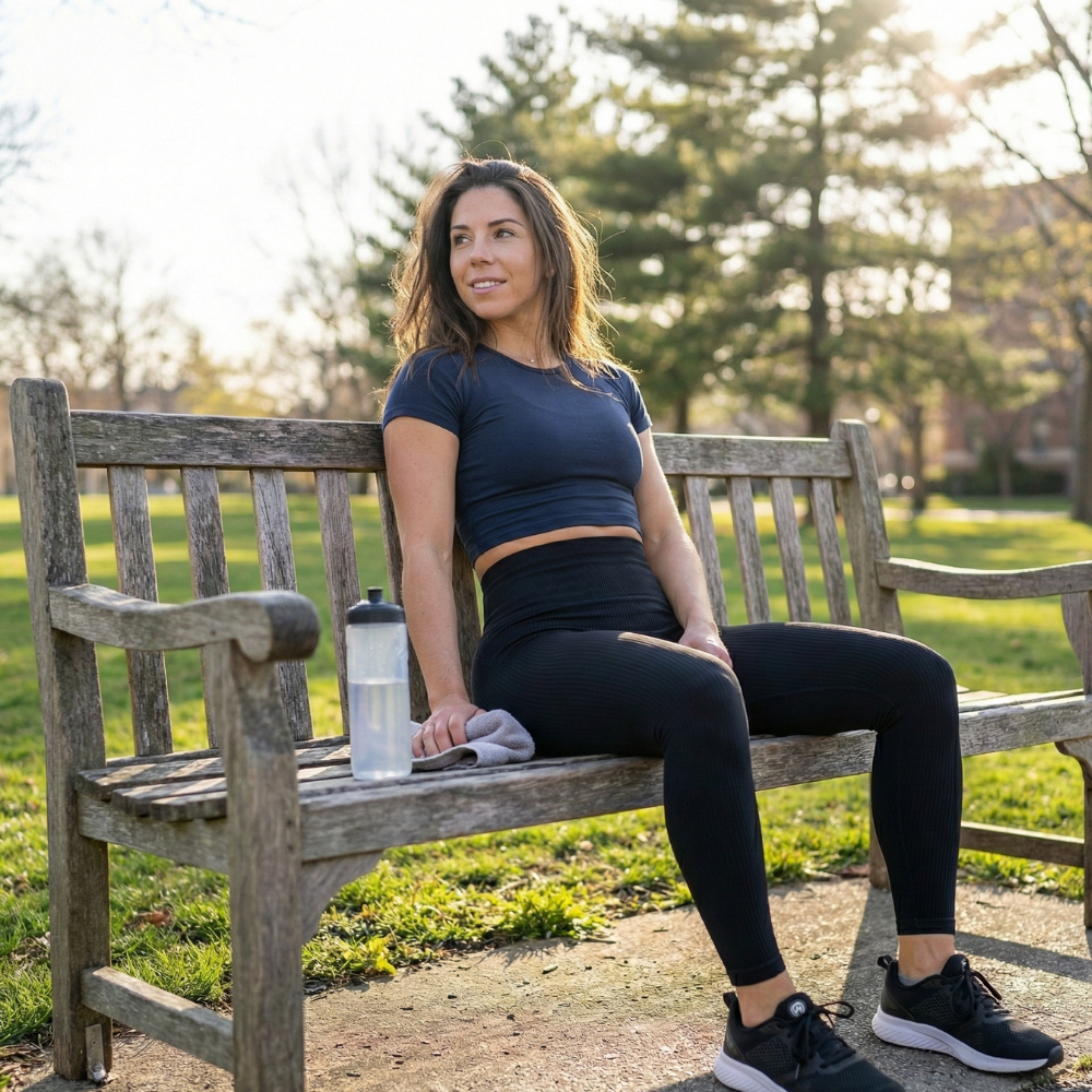 Legging compression femme repos