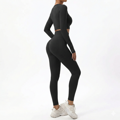 Legging compression femme vue de côté