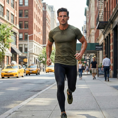 Legging compression homme course