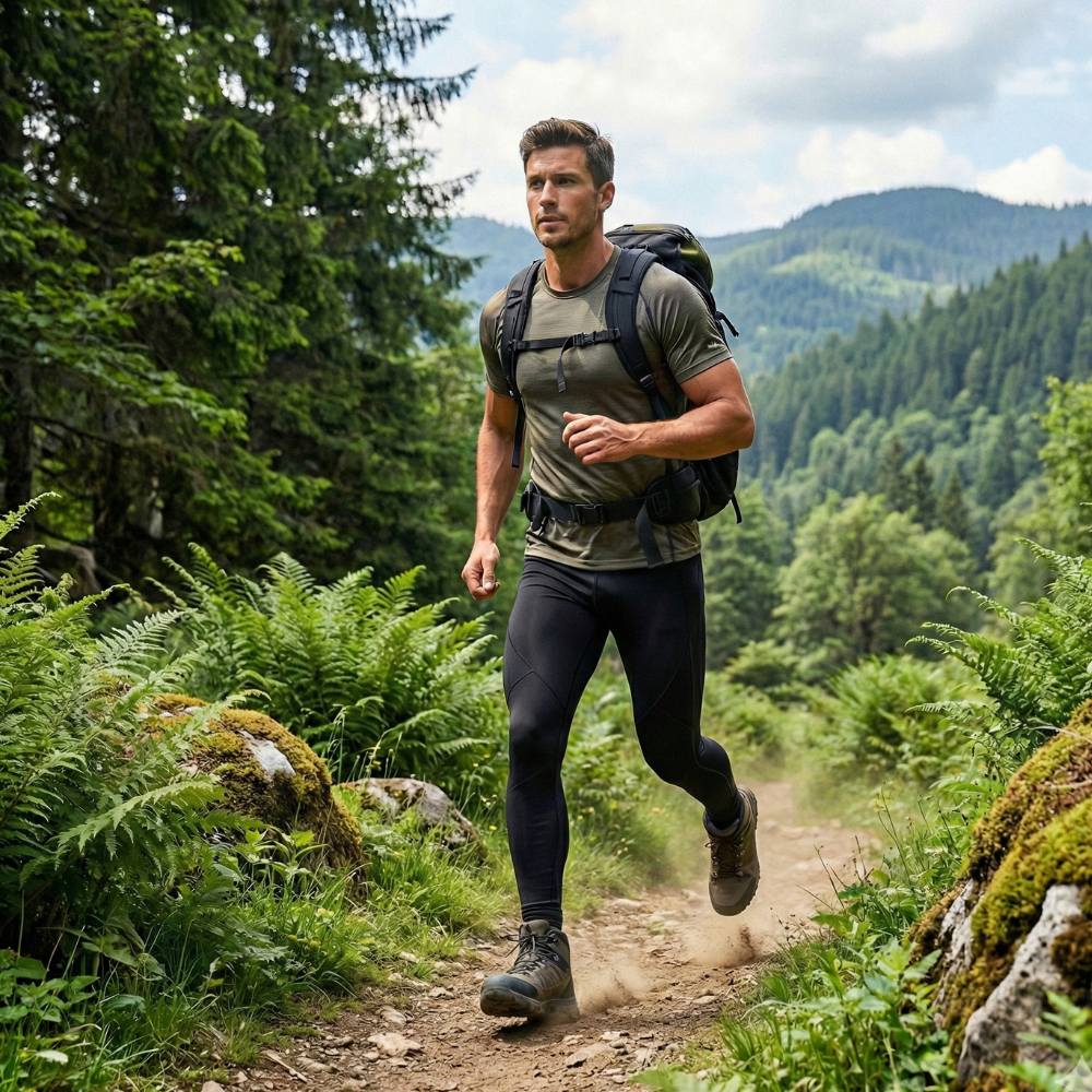 Legging compression homme randonnée