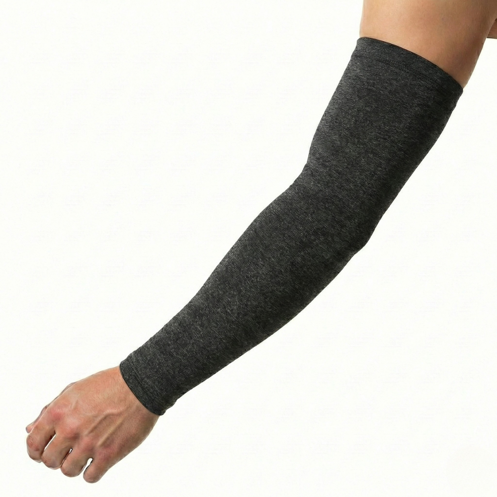 Manchon de compression bras gris