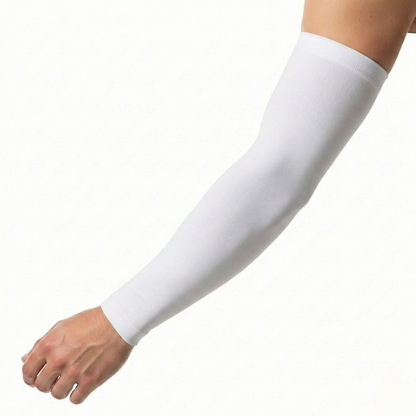 Manchon de compression bras blanc