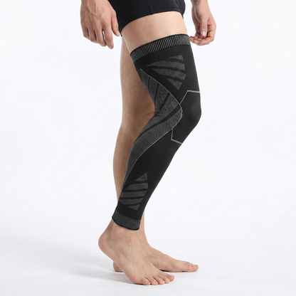 Manchon de compression genou vue de côté