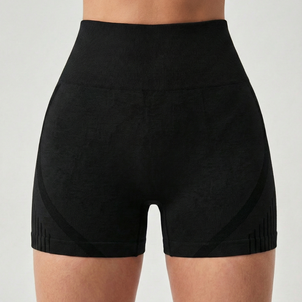 Short compression femme vue de face