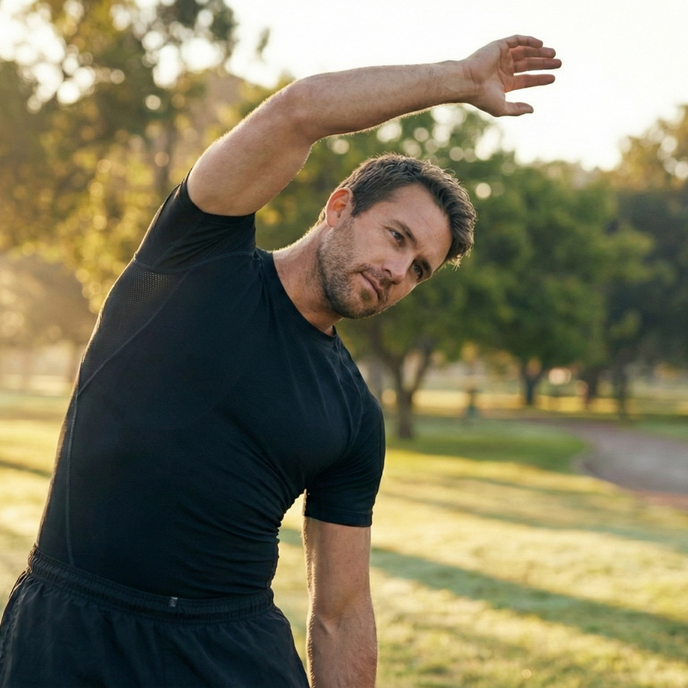 T-shirt compression pendant étirement