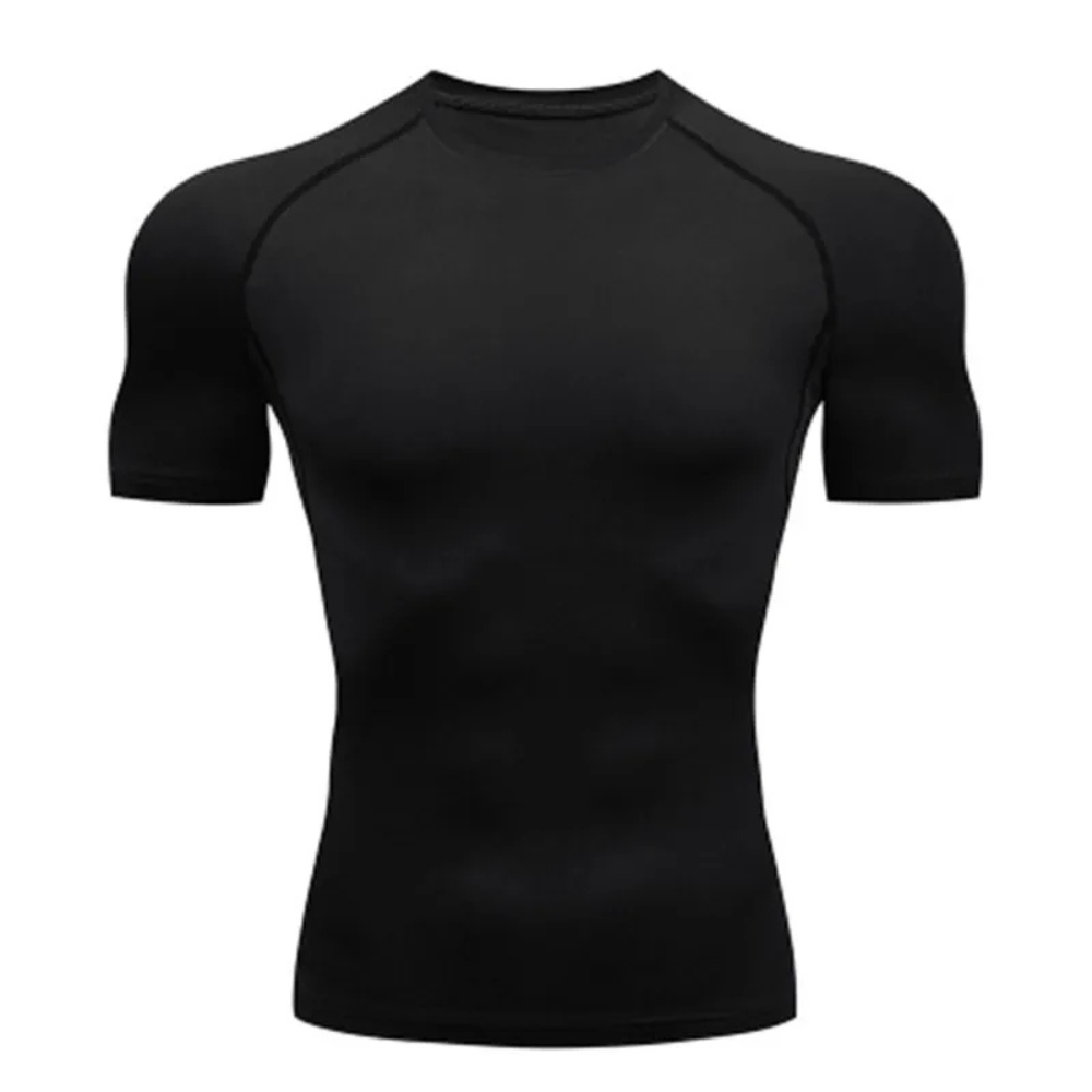 T-shirt compression noir