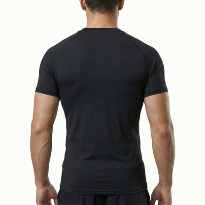 T-shirt compression vue de dos