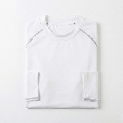 T-shirt compression à manches longues plié