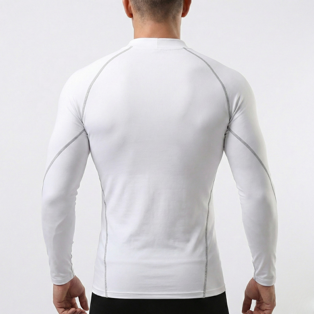 T-shirt compression à manches longues vue de dos